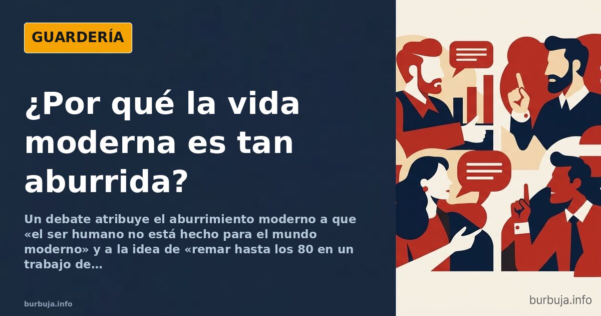 Ilustración de un hombre de mediana edad sentado en un escritorio frente a una pantalla, con gesto de aburrimiento, en una of