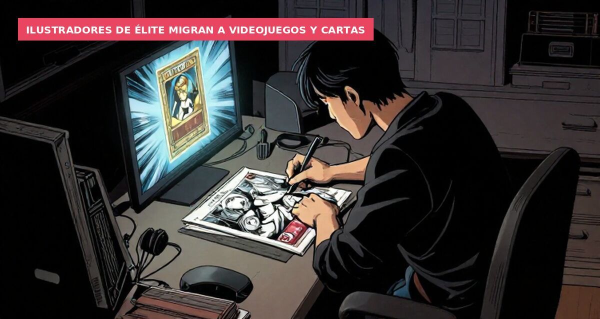 Ilustradores de élite migran a videojuegos y cartas