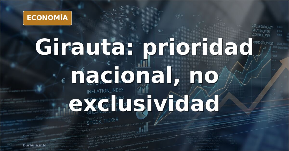 Ilustración editorial de un político en un atril con la bandera de España y gráficos económicos de fondo