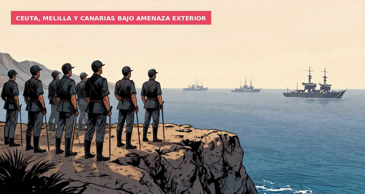 Ceuta, Melilla y Canarias bajo amenaza exterior