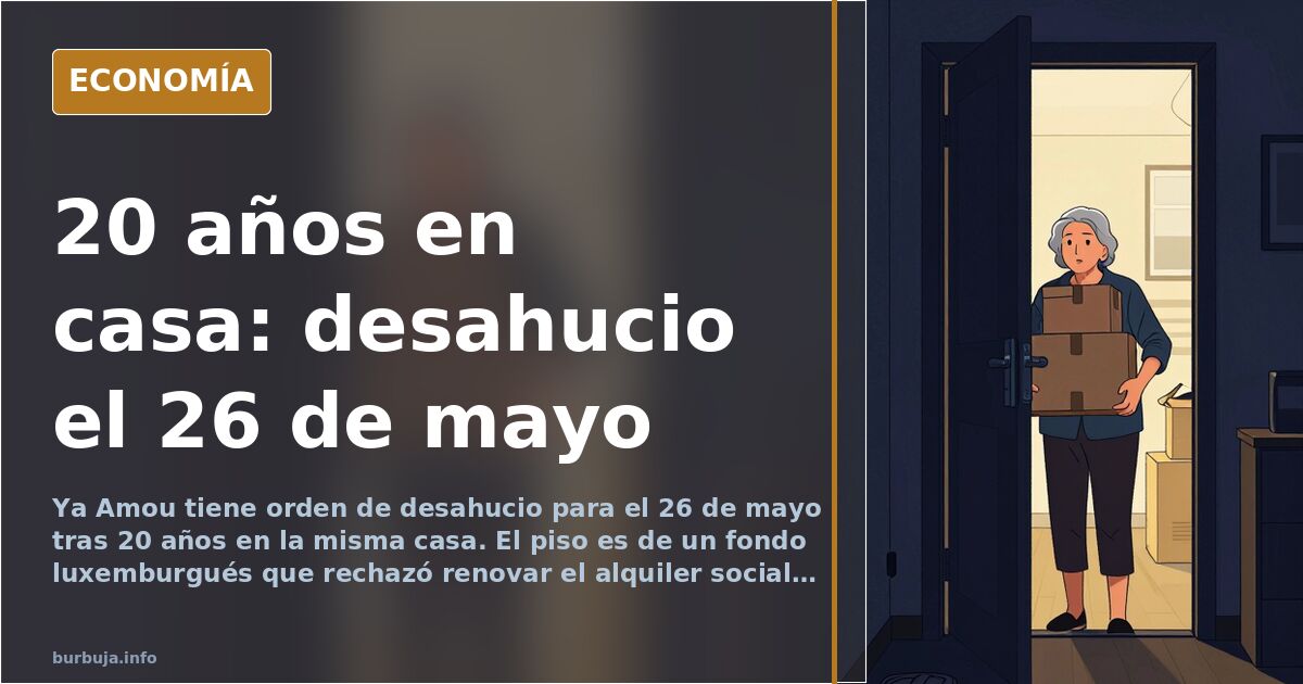 Desahucio de Ya Amou: 20 años de alquiler y una orden para el 26 de mayo
