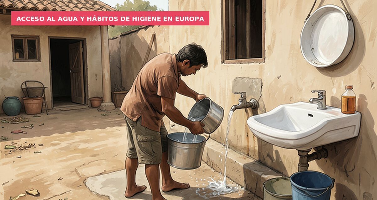 Acceso al agua y hábitos de higiene en Europa