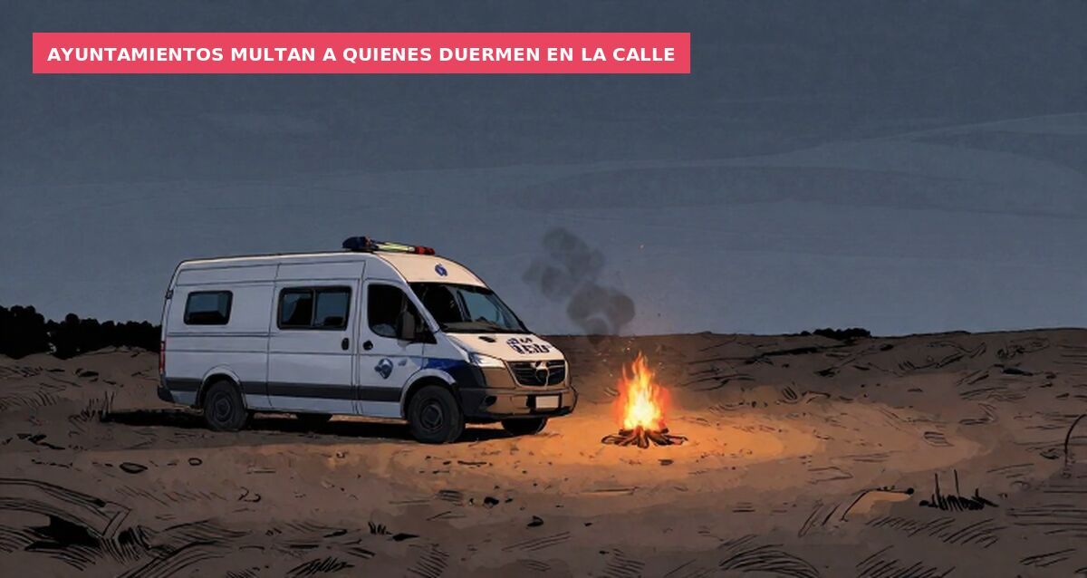 Ayuntamientos multan a quienes duermen en la calle