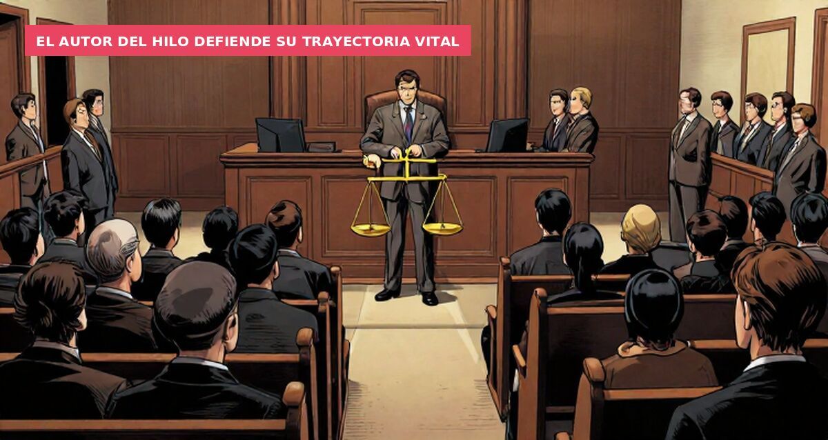 El autor del hilo defiende su trayectoria vital