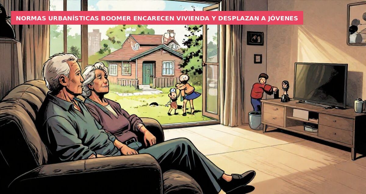 Normas urbanísticas boomer encarecen vivienda y desplazan a jóvenes