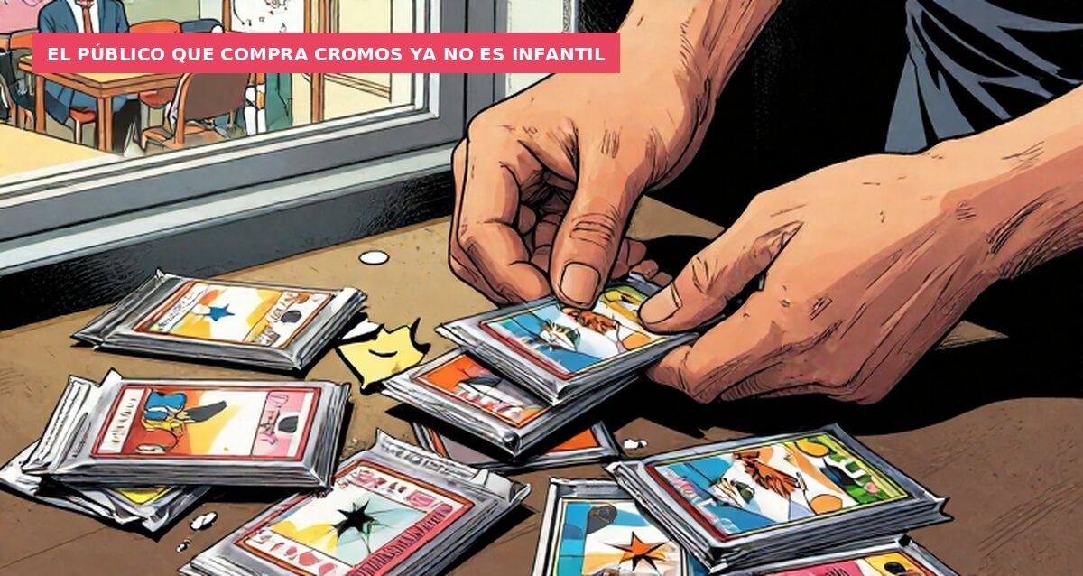 El público que compra cromos ya no es infantil