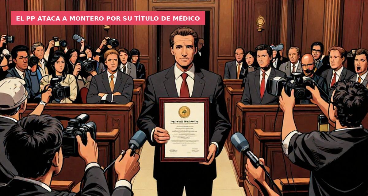 El PP ataca a Montero por su título de médico