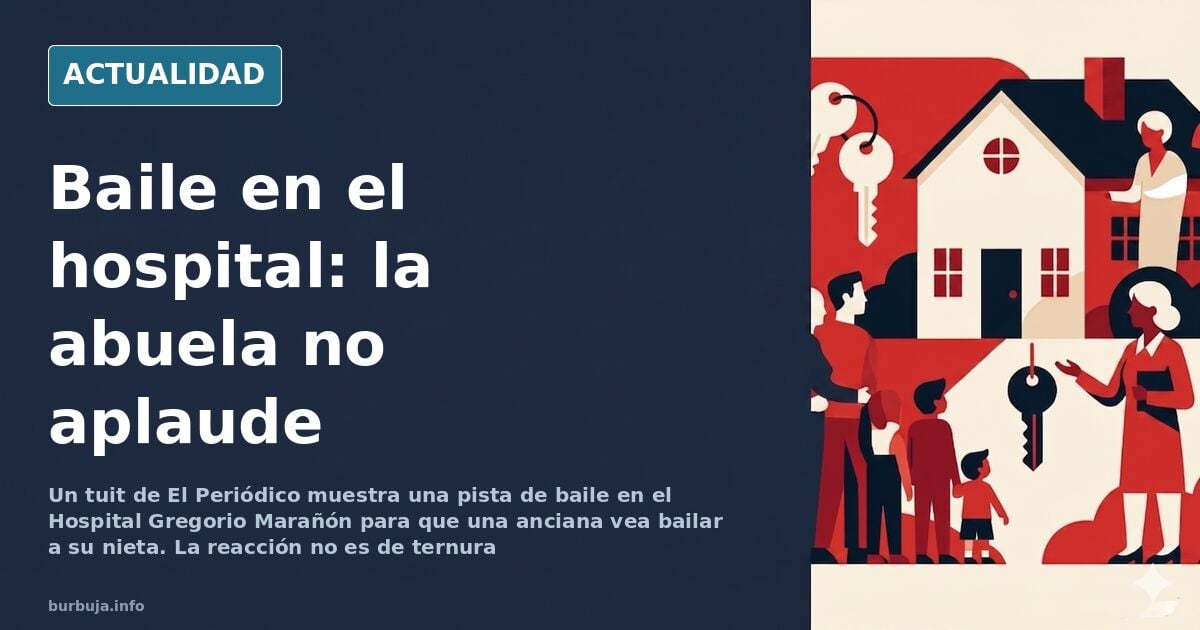 El baile de la nieta en el hospital que indigna a los internautas