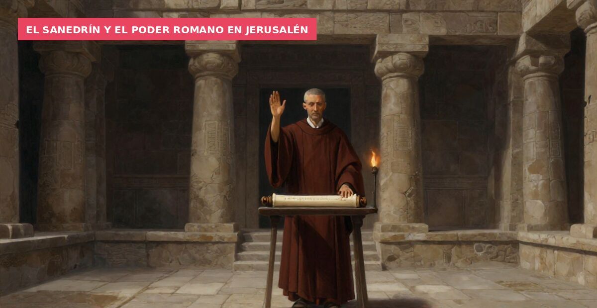 El sanedrín y el poder romano en Jerusalén
