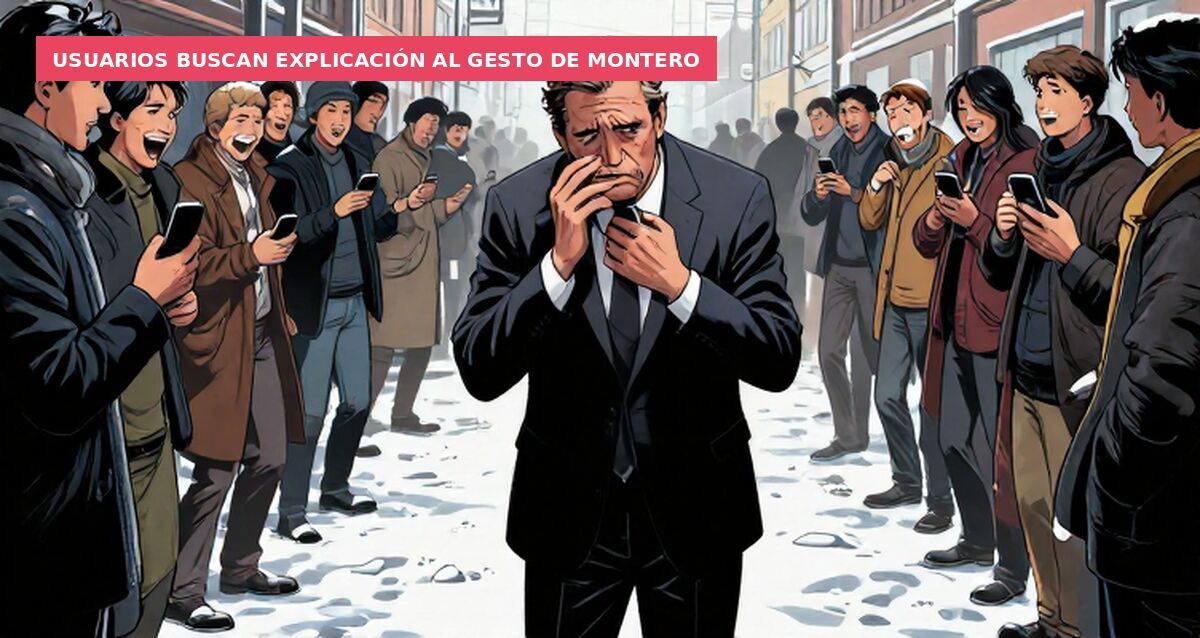 Montero y sus gestos raros en el mitin: ¿qué le pasa?