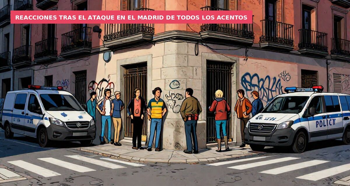 Reacciones tras el ataque en el Madrid de todos los acentos