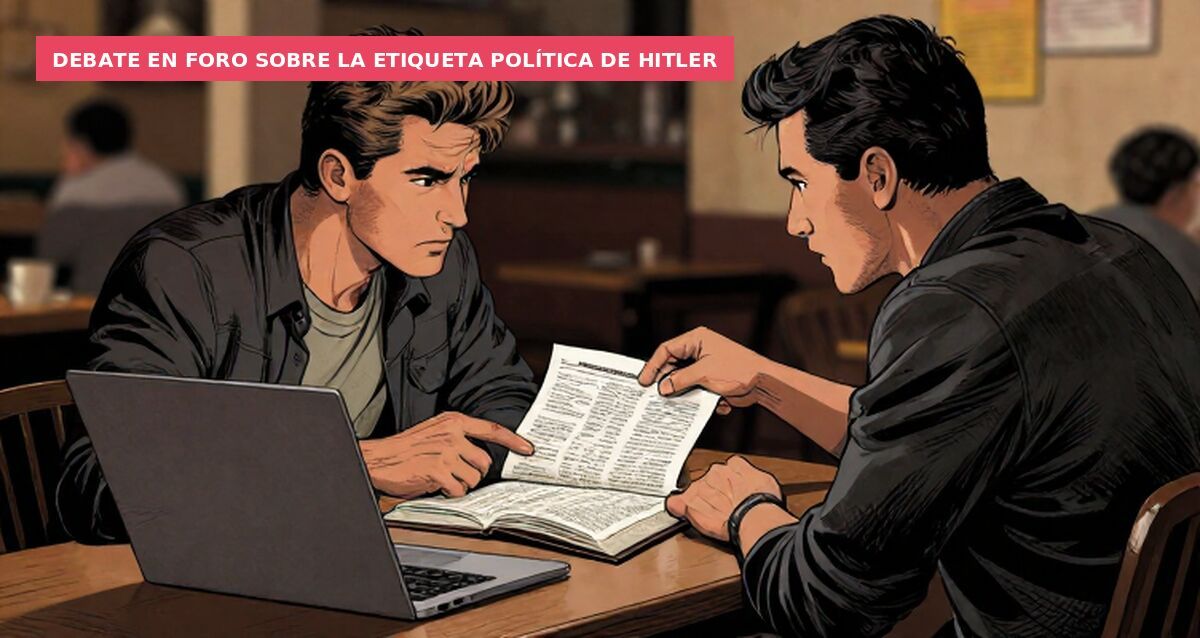 Debate en foro sobre la etiqueta política de Hitler