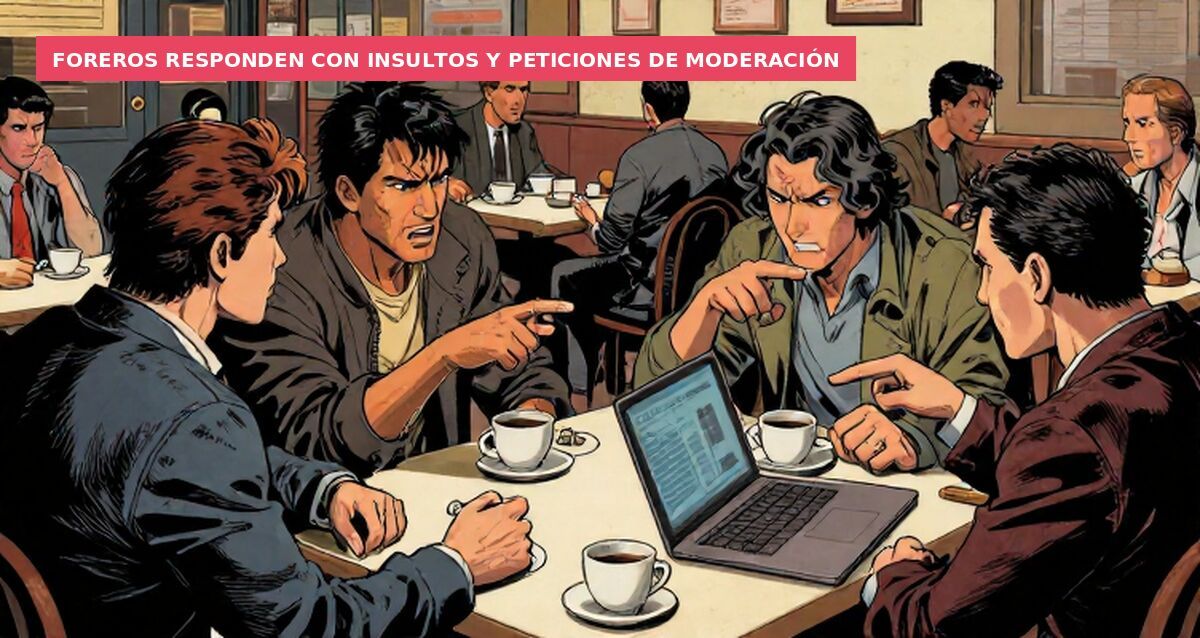 Foreros responden con insultos y peticiones de moderación
