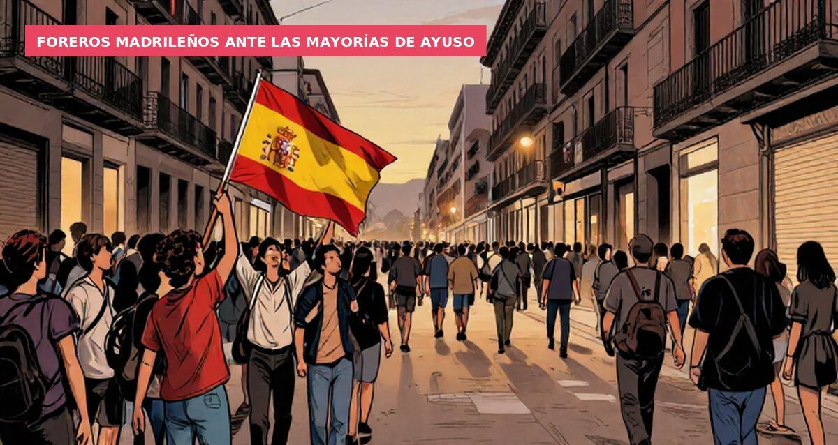 Foreros madrileños ante las mayorías de Ayuso