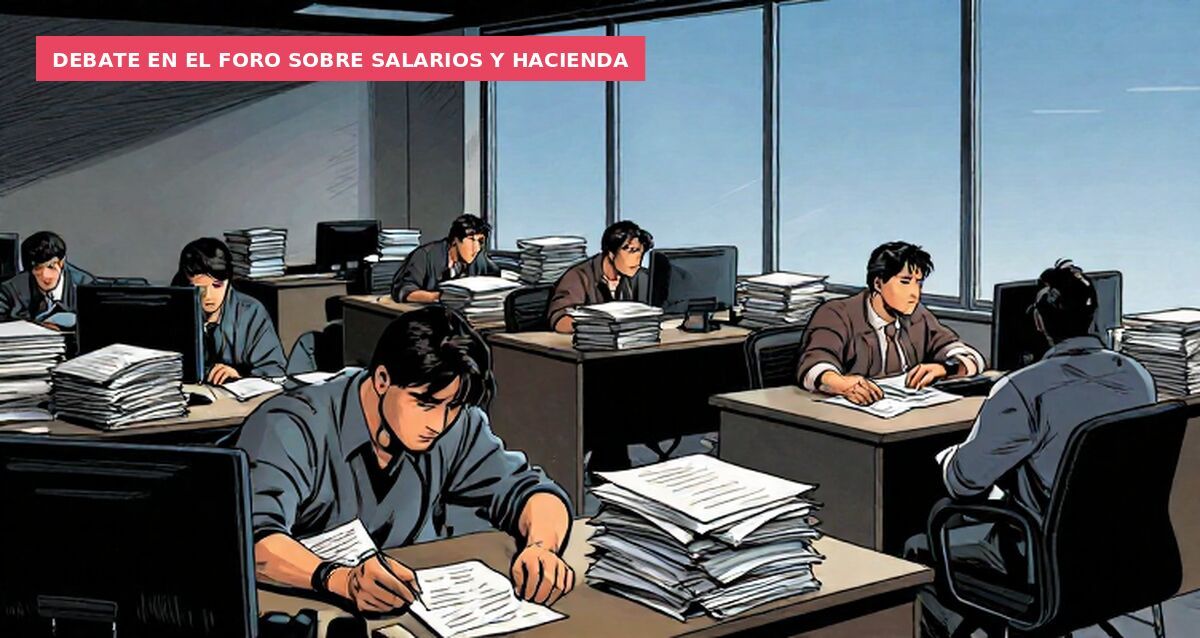 Debate en el foro sobre salarios y Hacienda