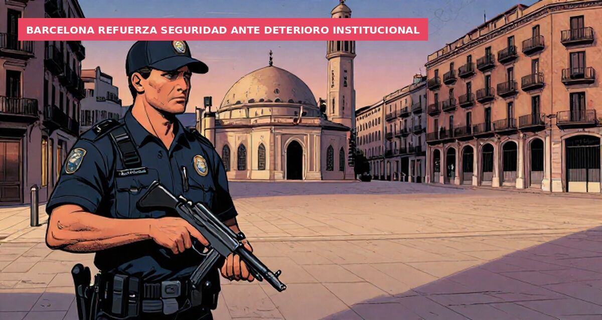 Barcelona refuerza seguridad ante deterioro institucional