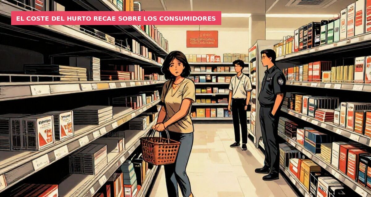El coste del hurto recae sobre los consumidores