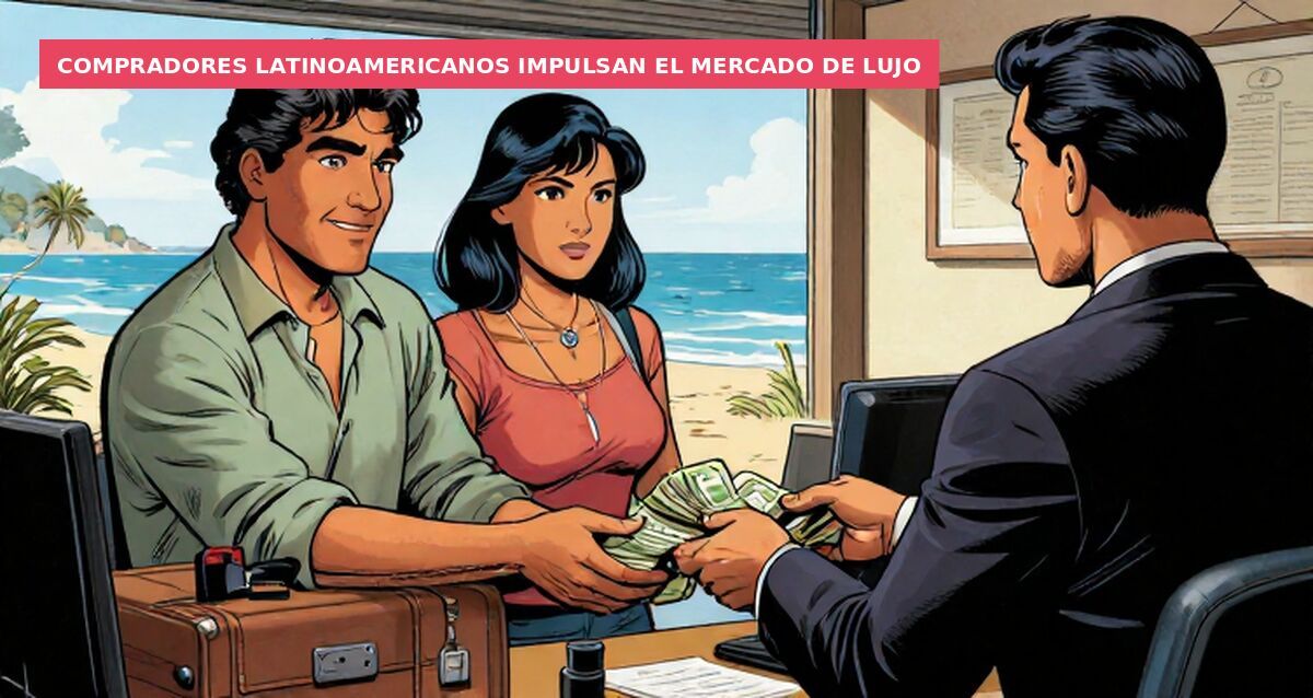 Compradores latinoamericanos impulsan el mercado de lujo