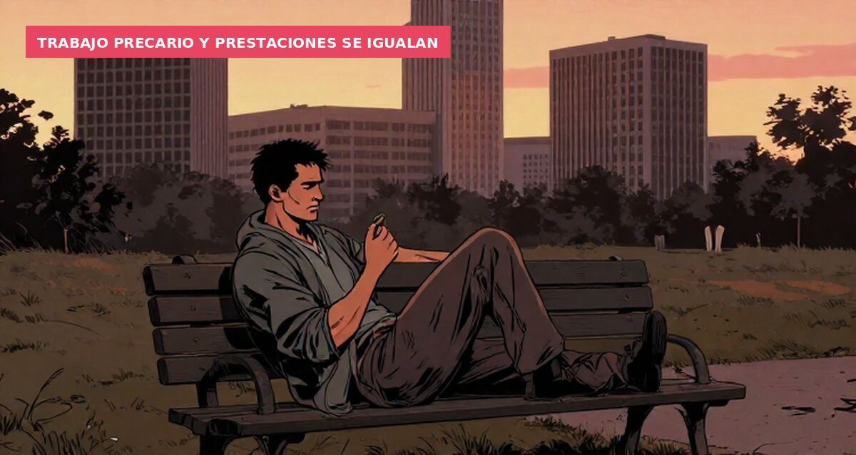 Trabajo precario y prestaciones se igualan