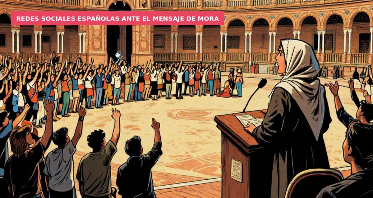 Redes sociales españolas ante el mensaje de Mora