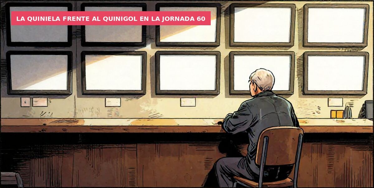 La Quiniela frente al Quinigol en la jornada 60