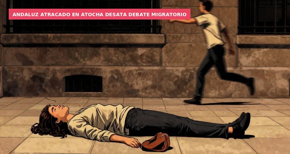 Andaluz atracado en Atocha desata debate migratorio