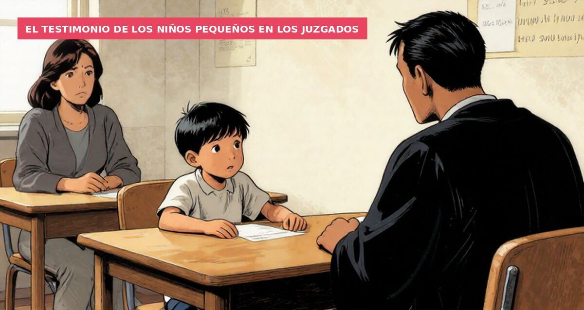El testimonio de los niños pequeños en los juzgados