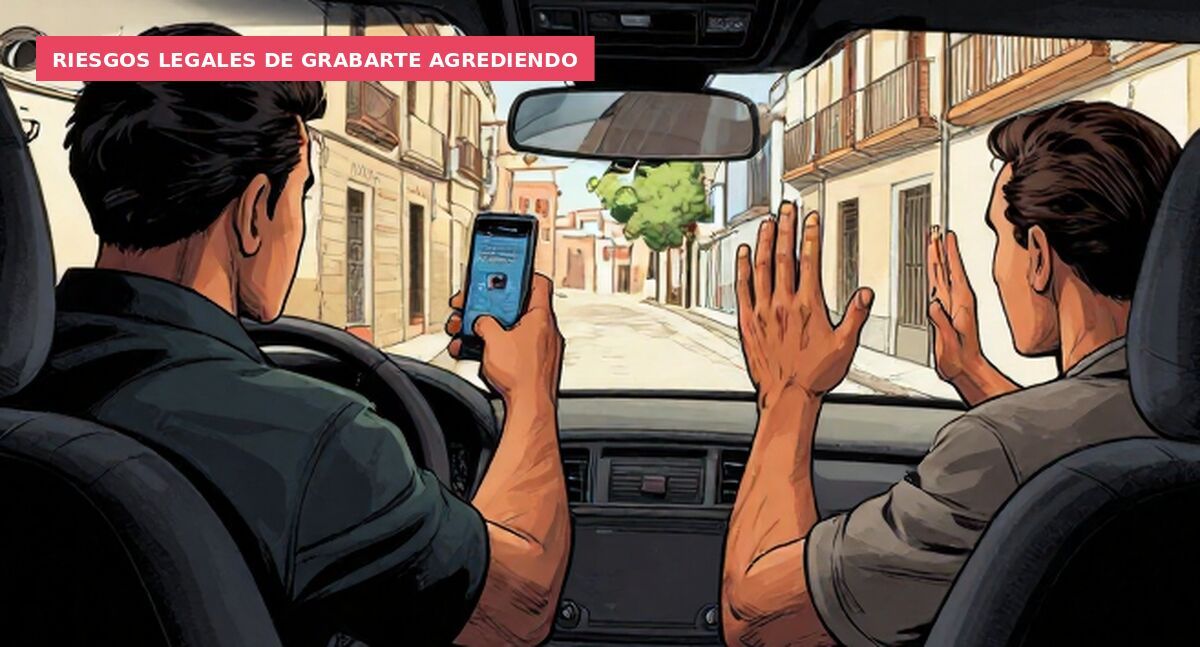 Riesgos legales de grabarte agrediendo