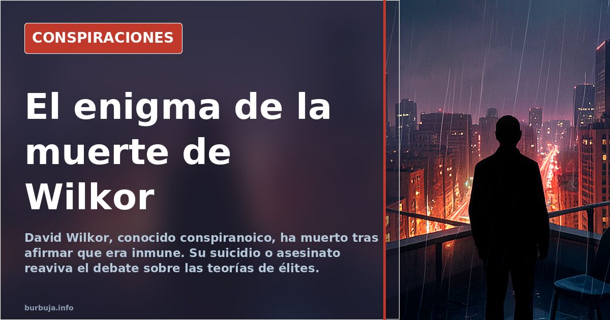 David Wilkor: muerte y teorías de un conspiranoico