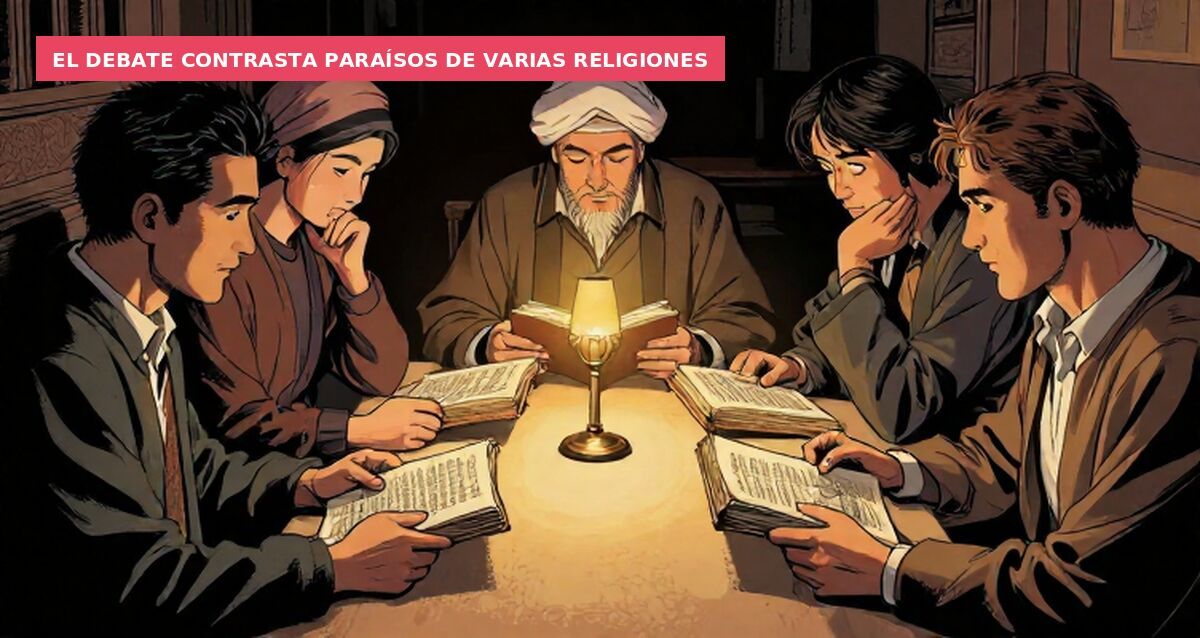 El debate contrasta paraísos de varias religiones