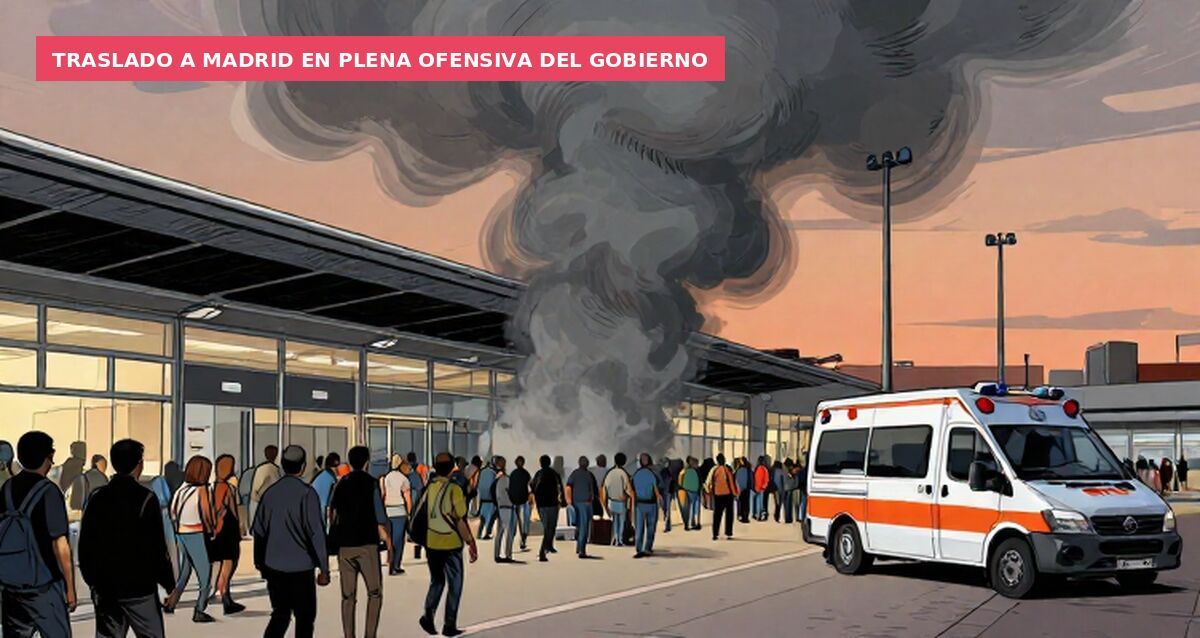 Traslado a Madrid en plena ofensiva del Gobierno