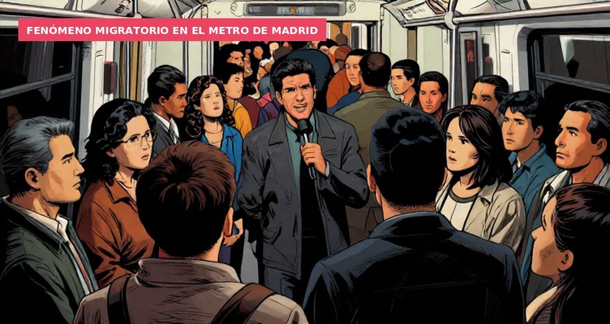 Fenómeno migratorio en el metro de Madrid