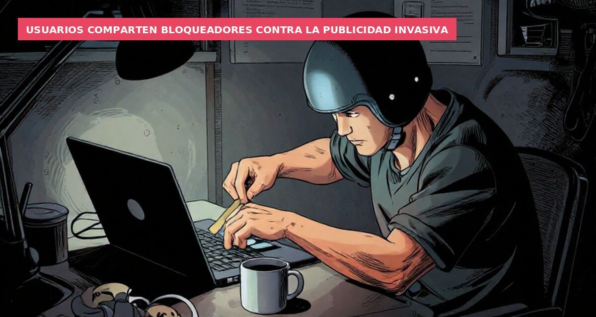 Usuarios comparten bloqueadores contra la publicidad invasiva