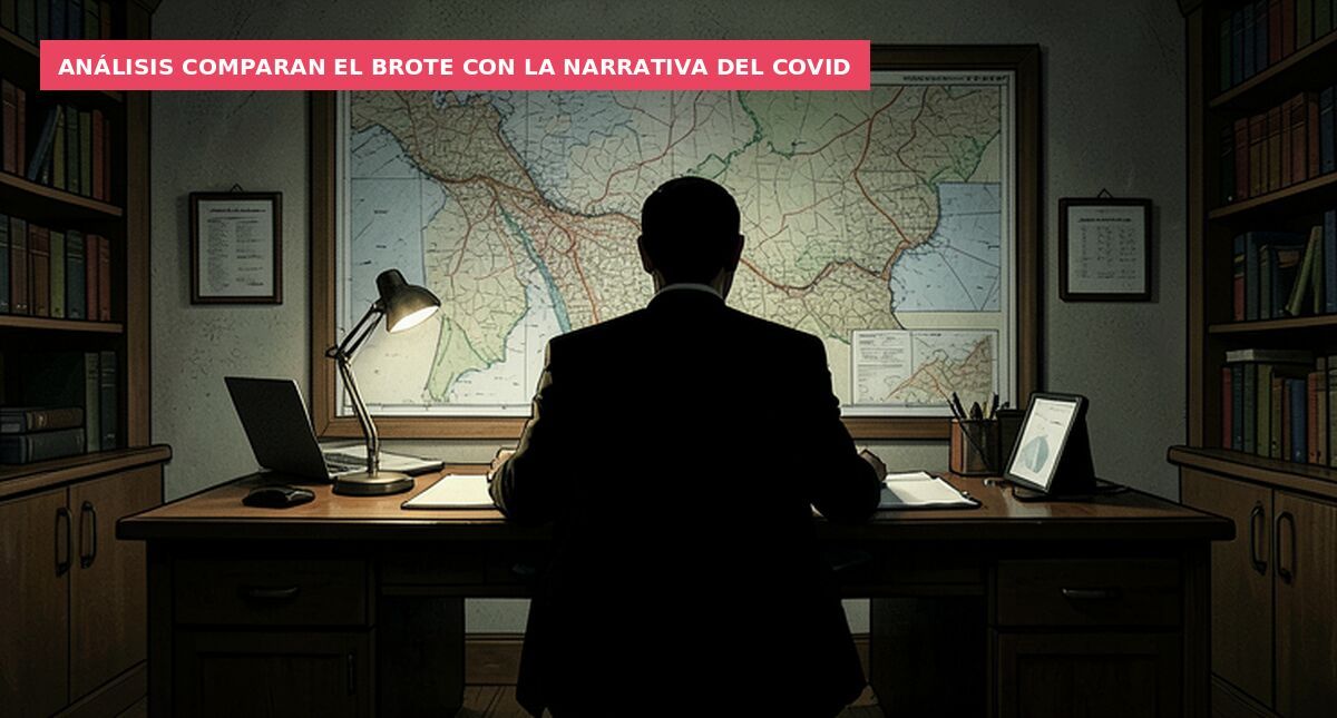Análisis comparan el brote con la narrativa del COVID