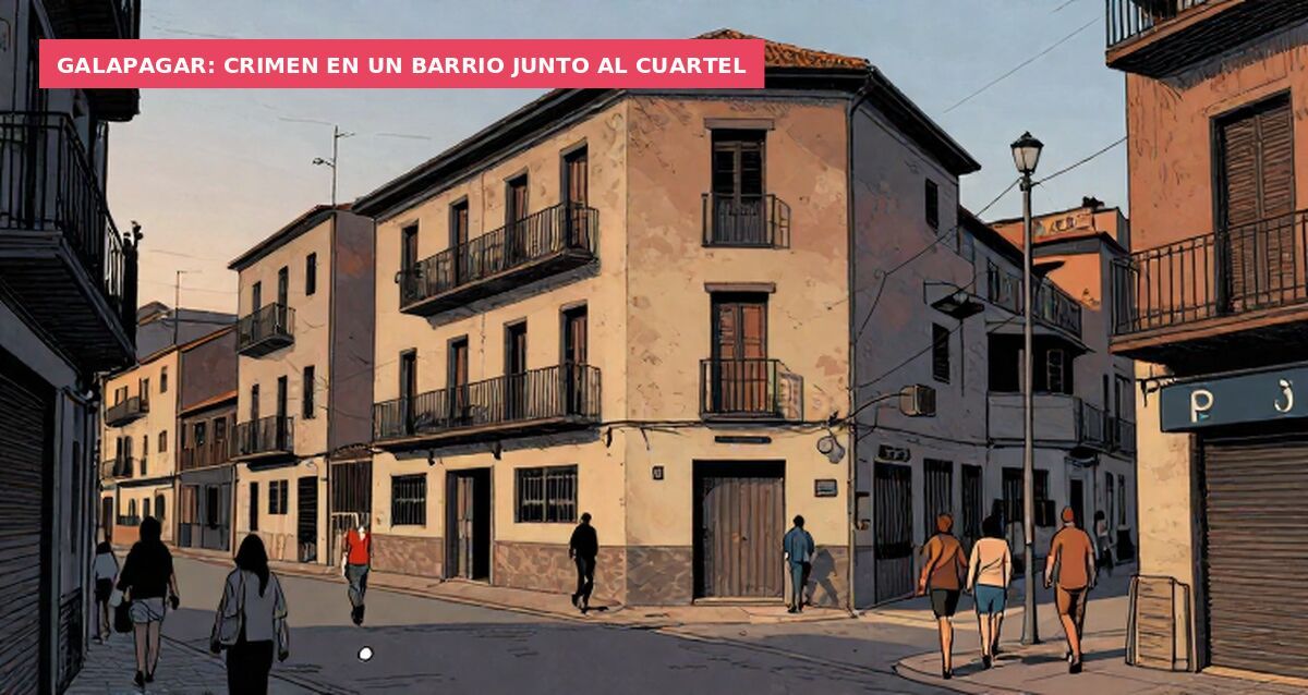 Galapagar: crimen en un barrio junto al cuartel