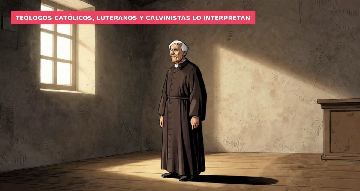 Teólogos católicos, luteranos y calvinistas lo interpretan