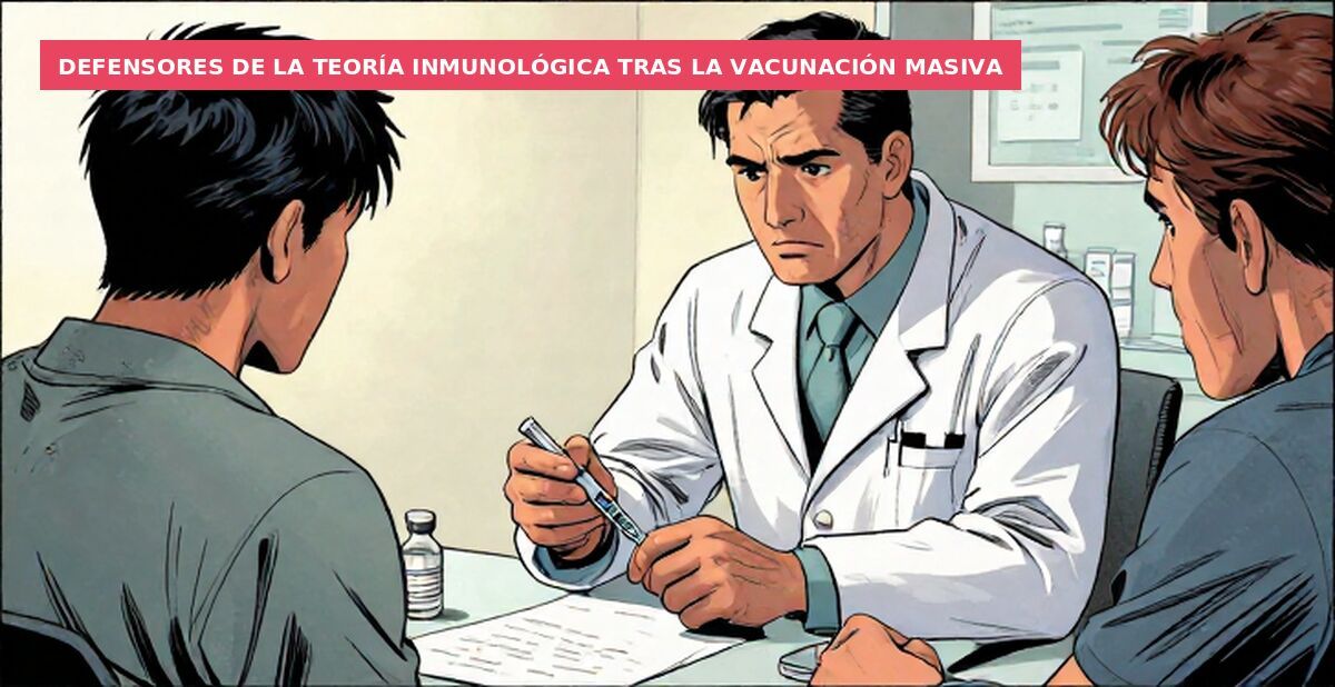 Defensores de la teoría inmunológica tras la vacunación masiva