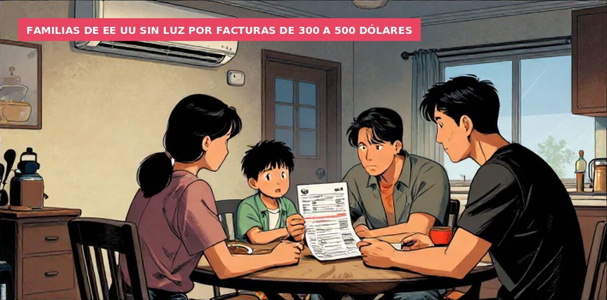 Familias de EE UU sin luz por facturas de 300 a 500 dólares