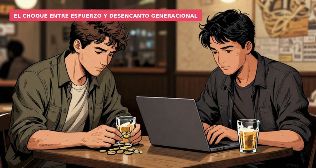 El choque entre esfuerzo y desencanto generacional