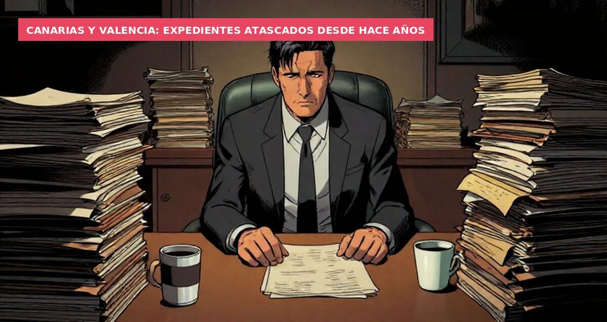 Canarias y Valencia: expedientes atascados desde hace años