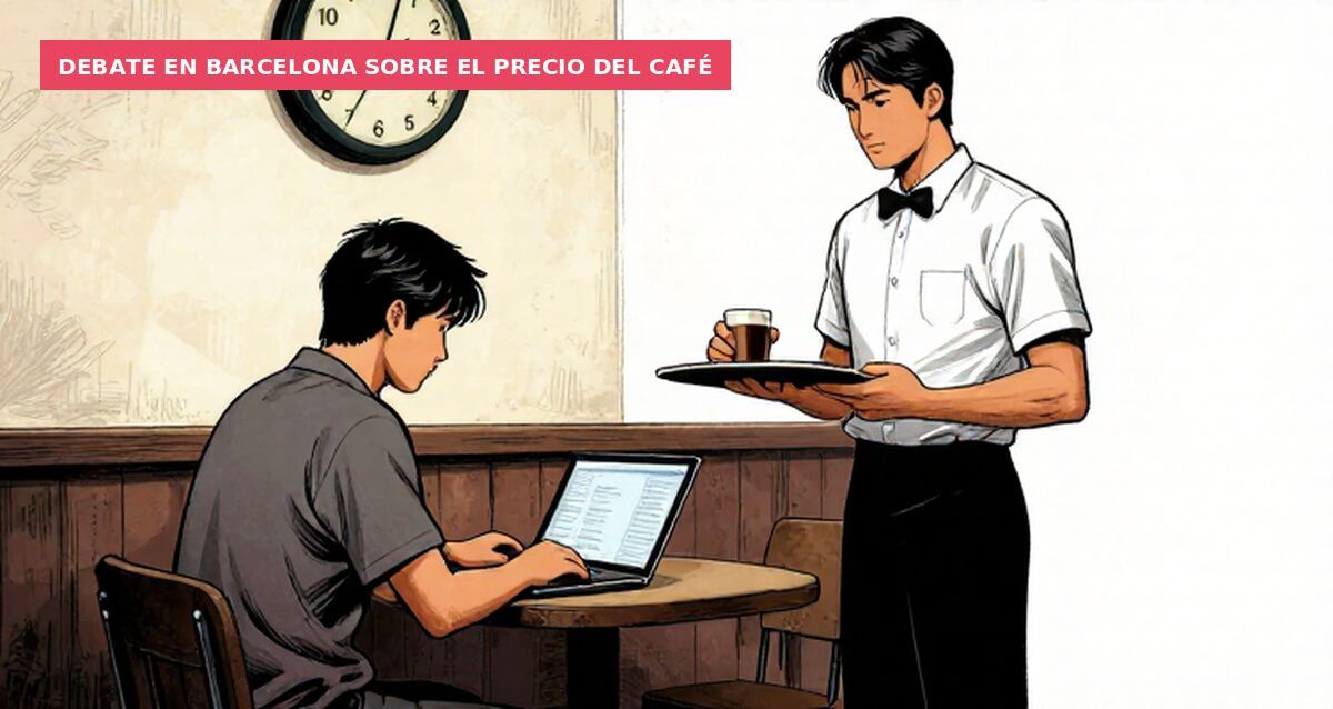 Debate en Barcelona sobre el precio del café