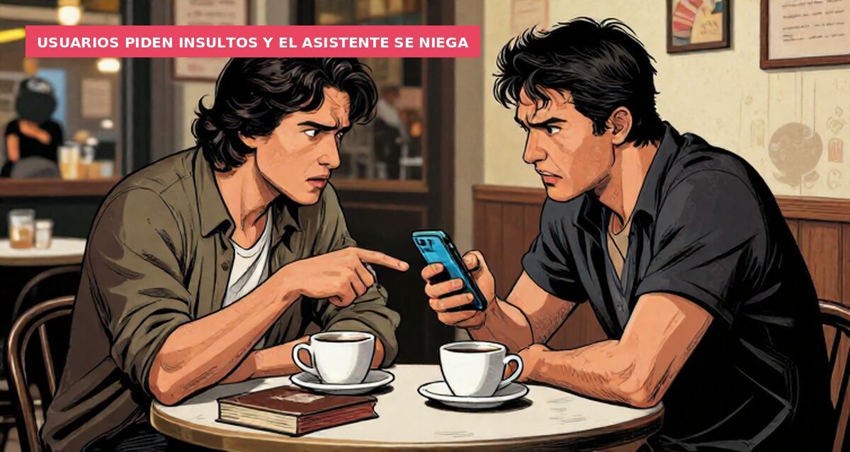 Usuarios piden insultos y el asistente se niega