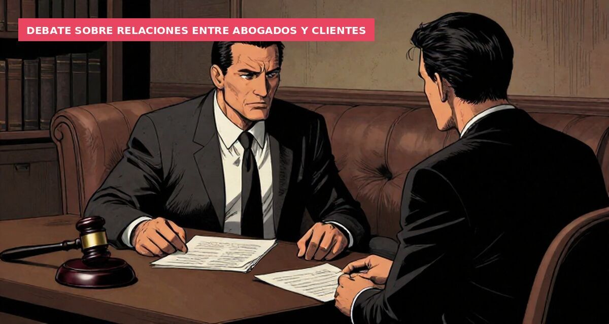 Debate sobre relaciones entre abogados y clientes