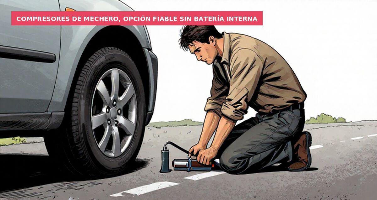 Ayuda para elegir compresor portátil ruedas coche