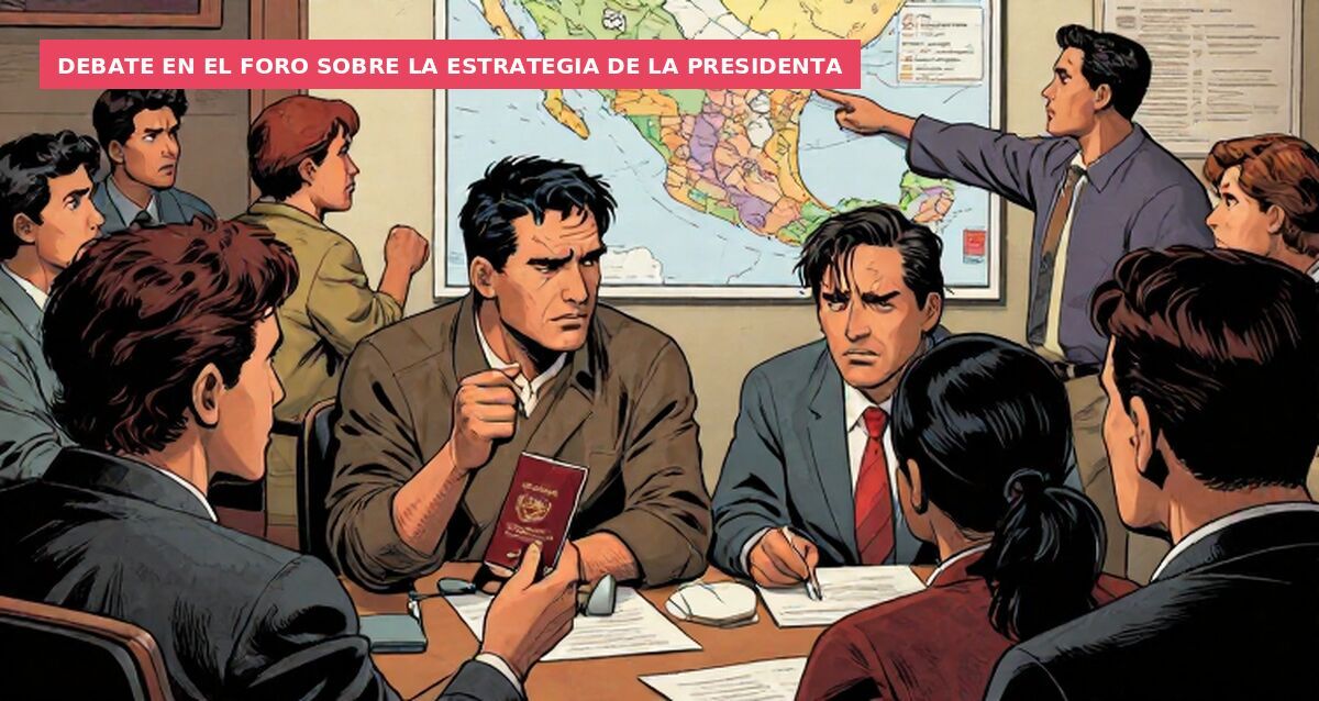 Debate en el foro sobre la estrategia de la presidenta
