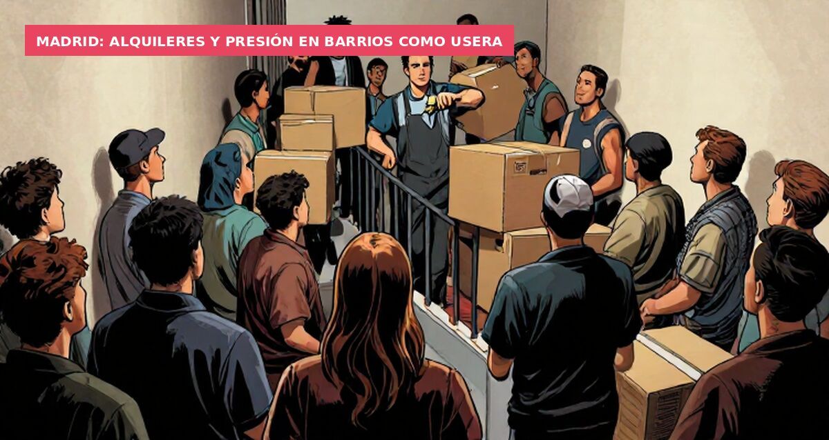 Madrid: alquileres y presión en barrios como Usera
