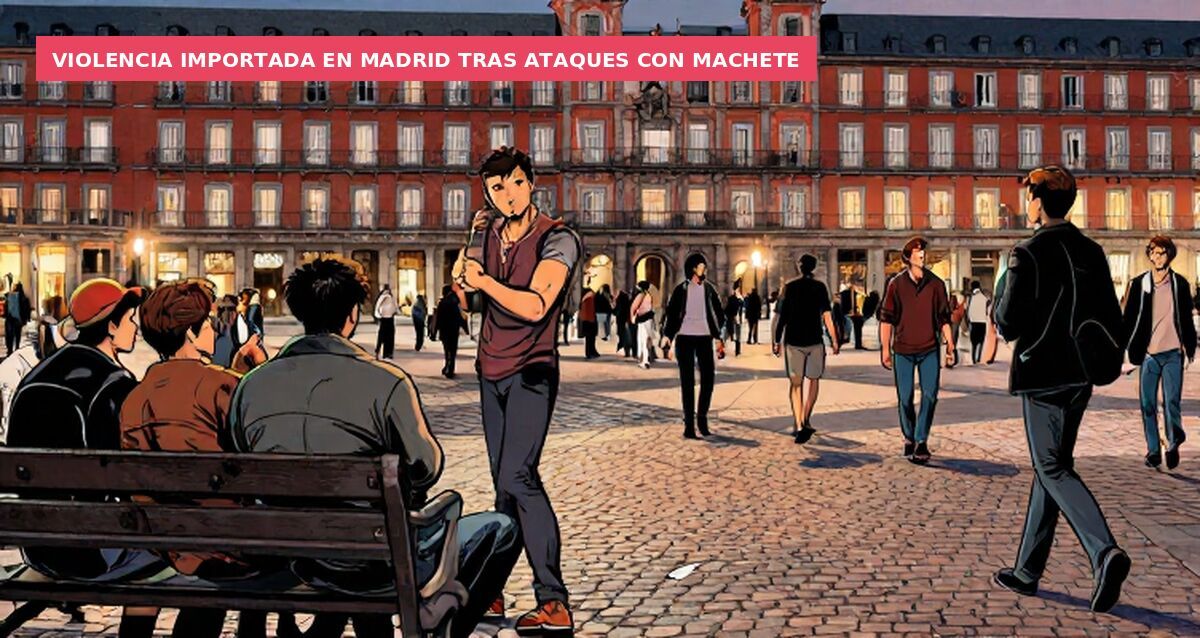 Violencia importada en Madrid tras ataques con machete