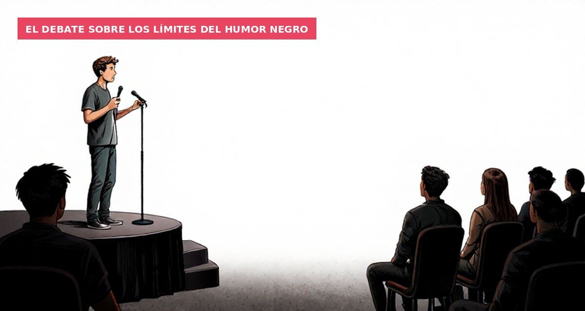 El debate sobre los límites del humor negro