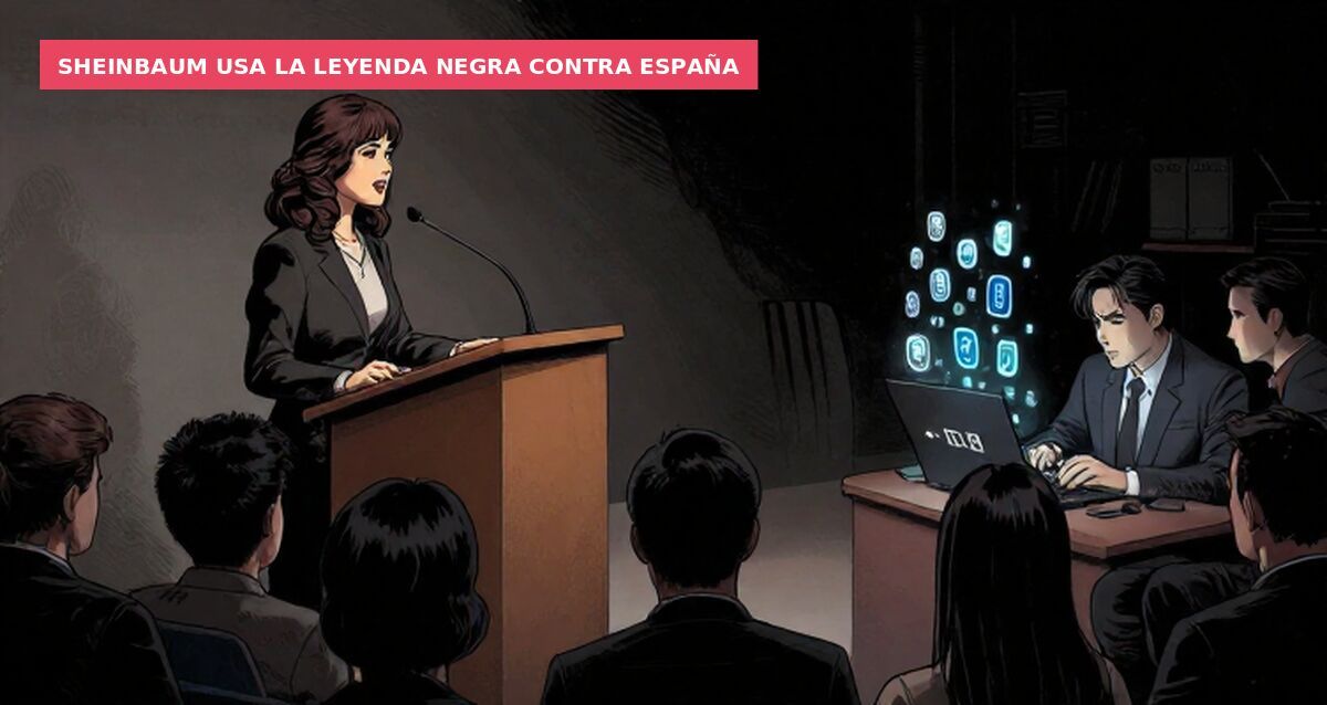 Sheinbaum usa la leyenda negra contra España