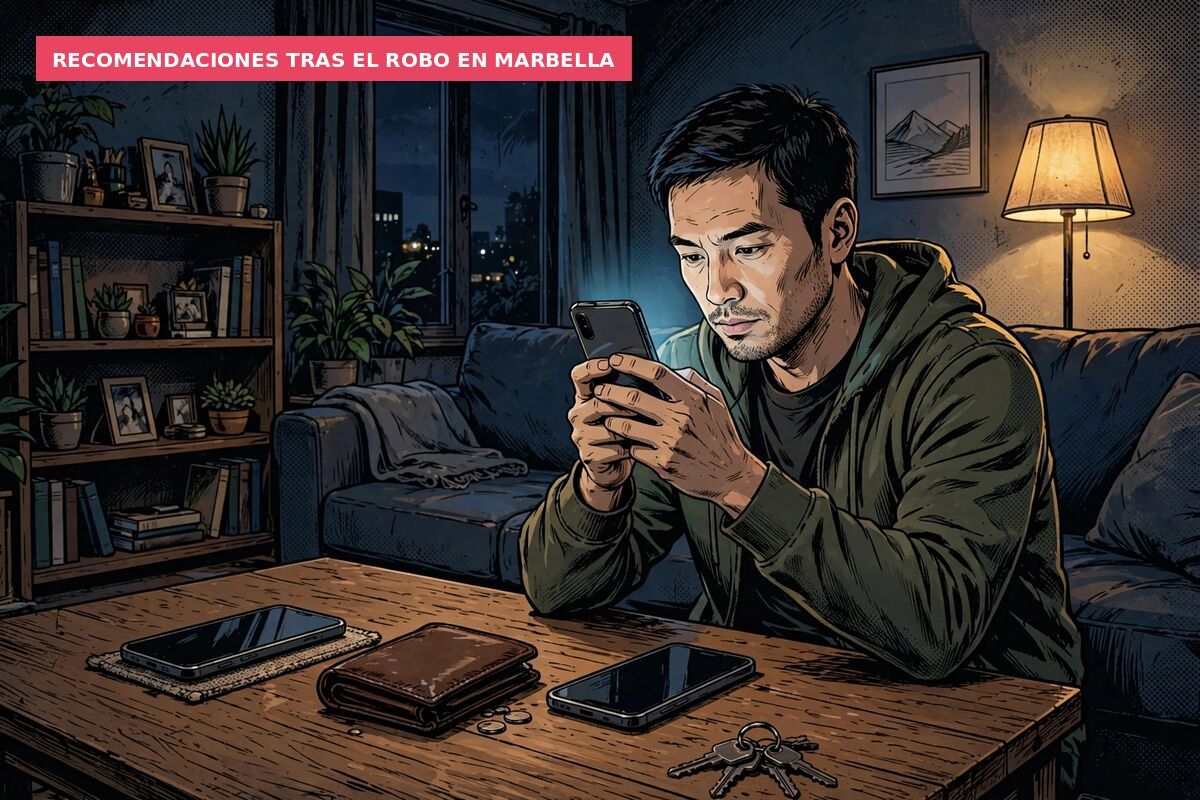 Recomendaciones tras el robo en Marbella